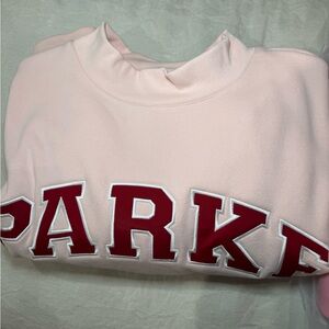 PARKE Peony+Crimson SOLD OUT mockneck XXL